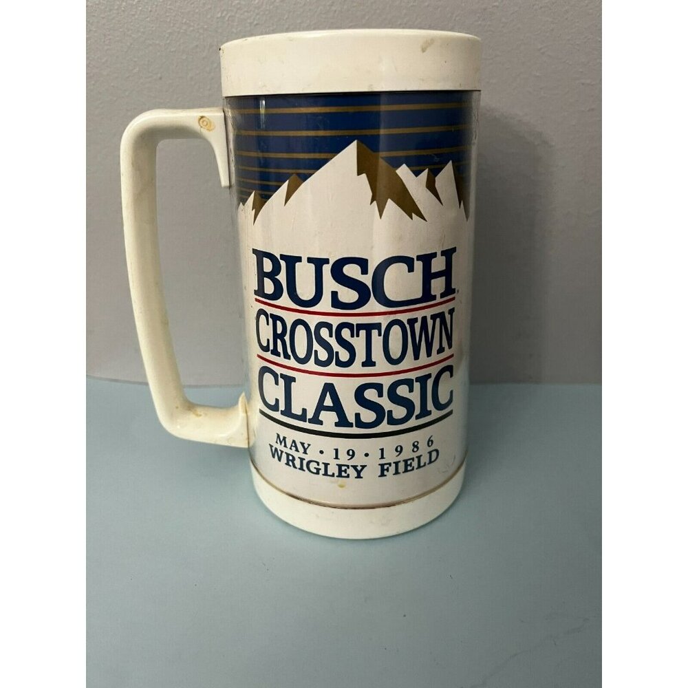 1986 Chicago Cubs White Sox Busch Crosstown Classic Mug Tony LaRussa Jim Frey